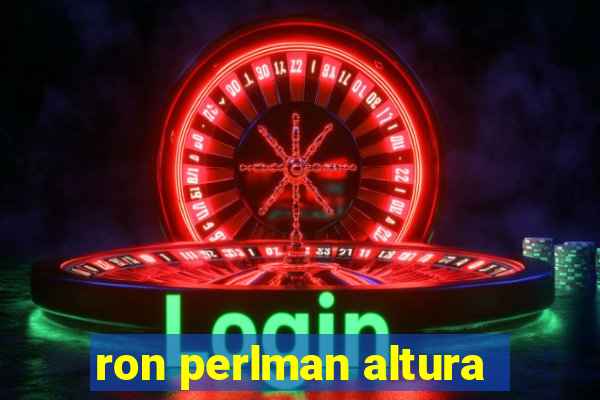 ron perlman altura